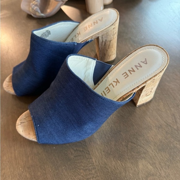 ANNE KLEIN “Tillie” Peep Toe Mule Size 9.5 - Picture 8 of 8
